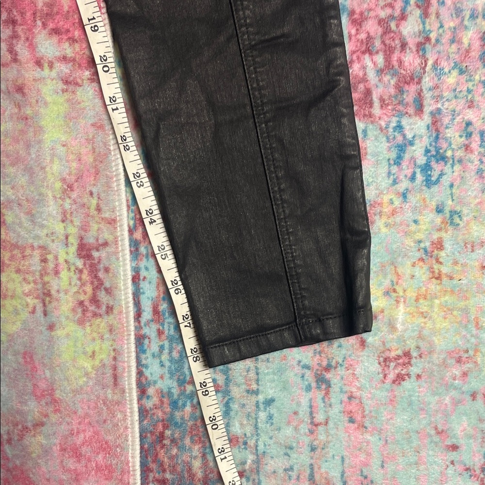 Burberry Brit Black pleather skinny stretch Pants - Picture 9 of 13
